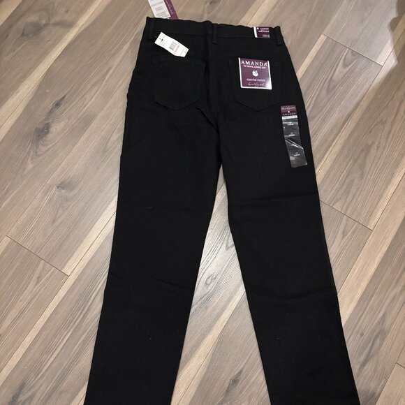 Gloria Vanderbilt Women's Amanda Original Bootcut Black Rinse Jeans ~ 10 ~ NWT - Picture 3 of 5